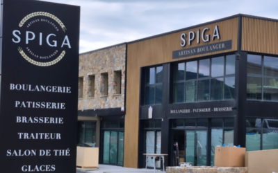 [Enseigne + Totem] Boulangerie SPIGA – Corbara